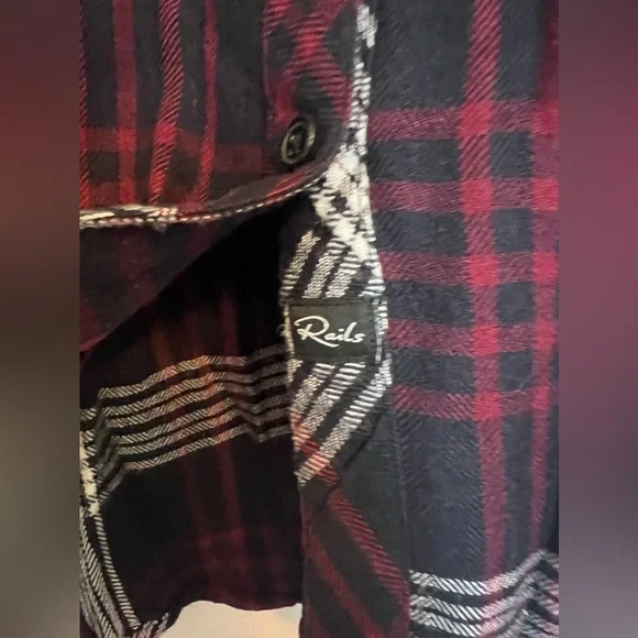 Rails button down long sleeve plaid shirt - Picture 5 of 6